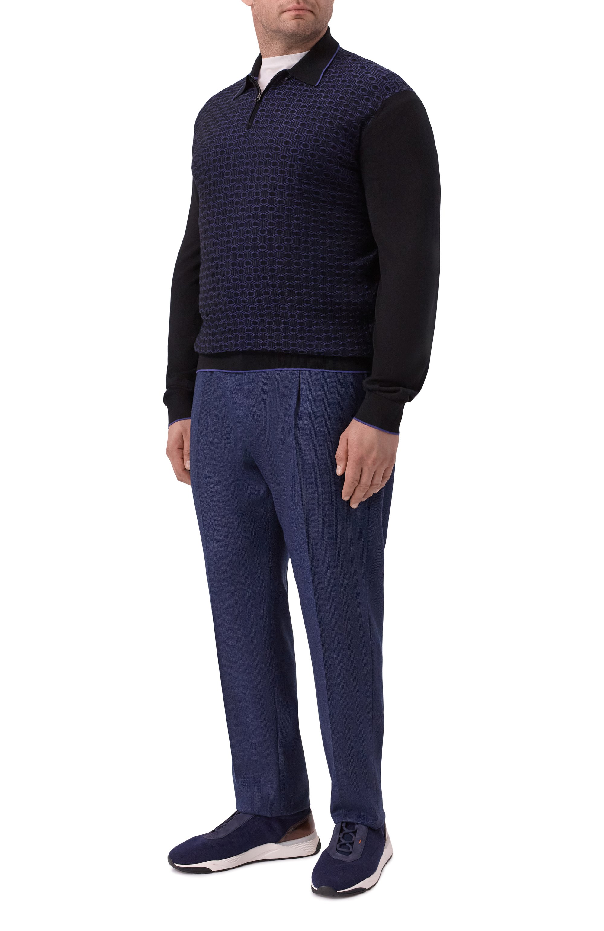 Поло из шерсти и шелка STEFANO RICCI, арт. KE06013P30/E25403, фото 2