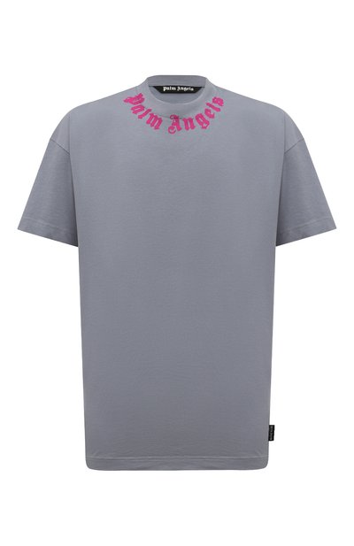 Мужская хлопковая футболка PALM ANGELS, арт. PMAA001F24JER007