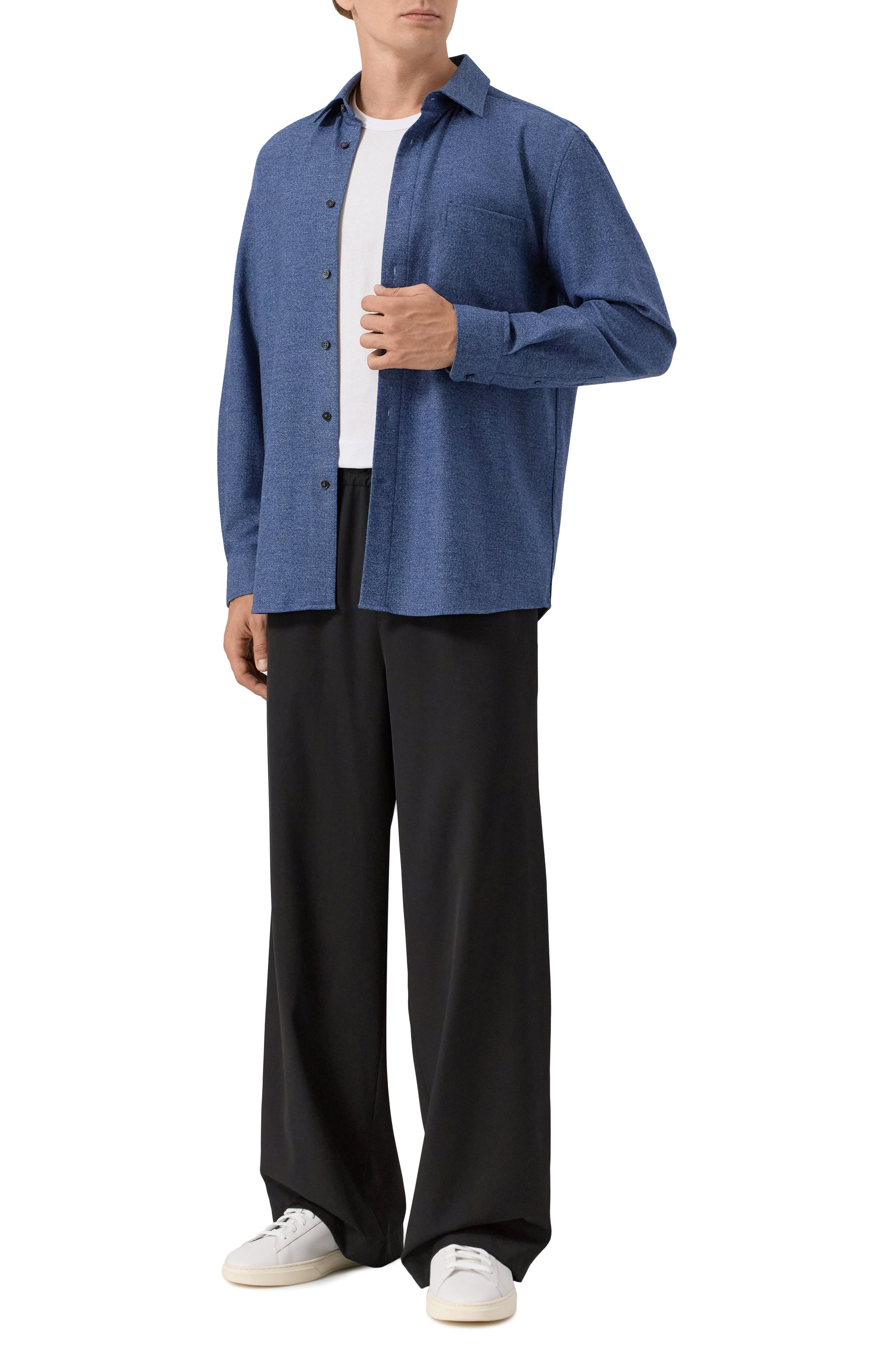 Шерстяная рубашка 12 STOREEZ, арт. 127069, фото 2