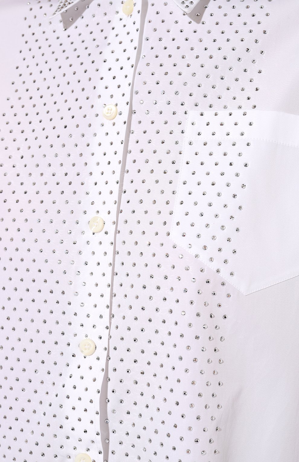 Хлопковая рубашка PRADA, арт. P449FR-10CI-F0009-221, фото 5