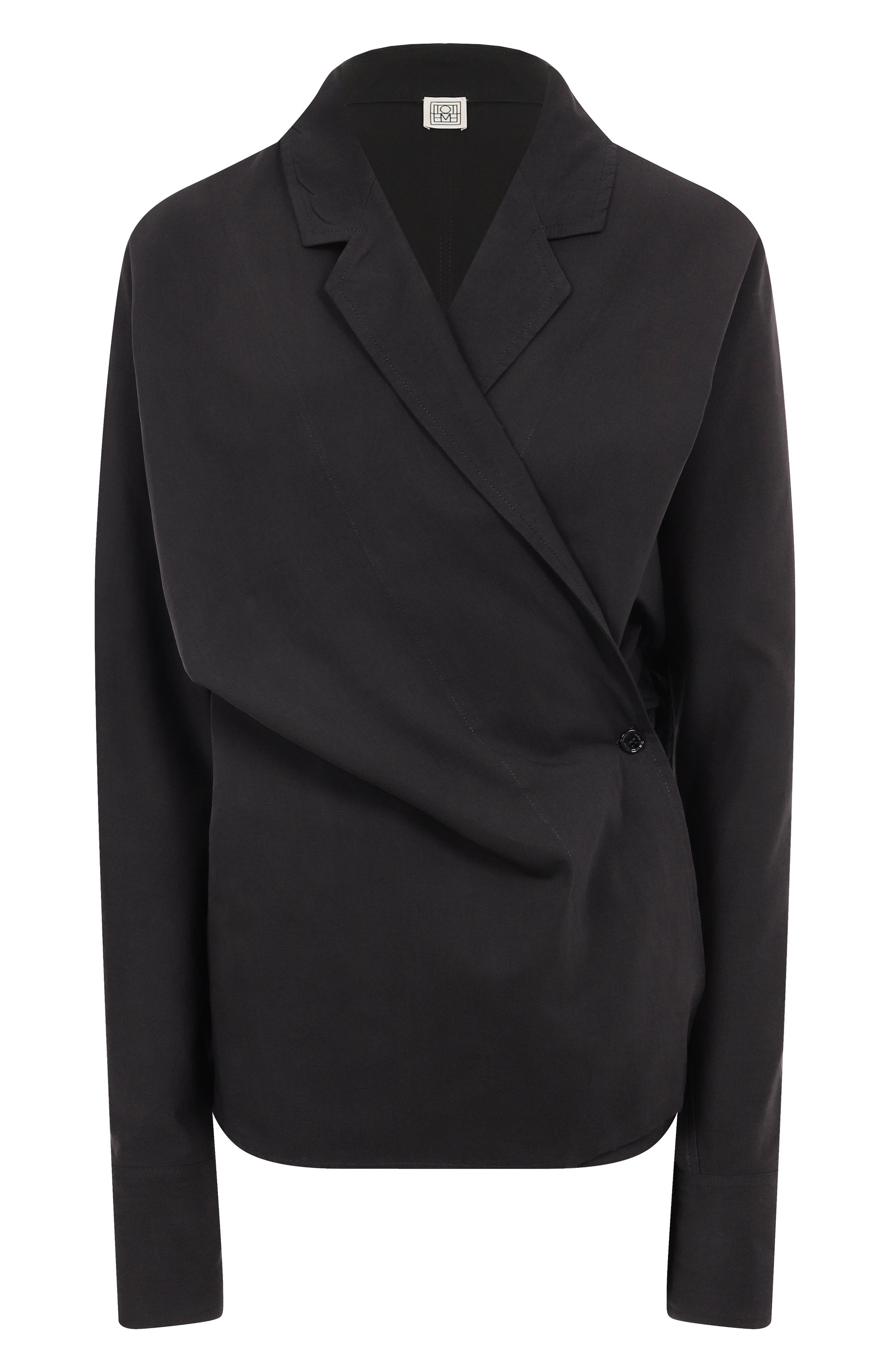 Рубашка из хлопка и льна TOTEME, арт. 253-WRT0543-FB0425, фото 1