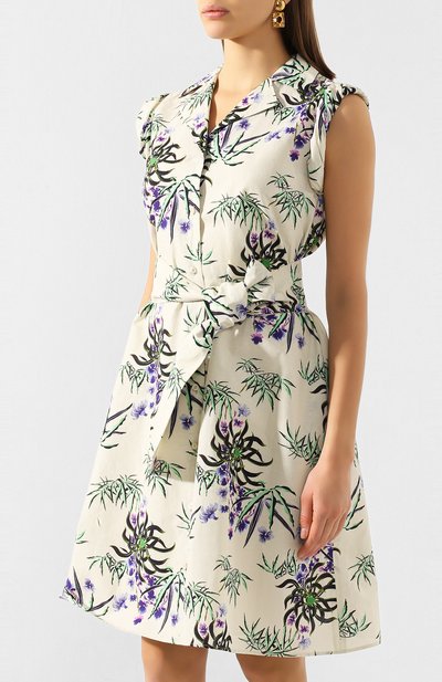 Платье из смеси хлопка и льна KENZO, арт. FA52R014858J, фото 3