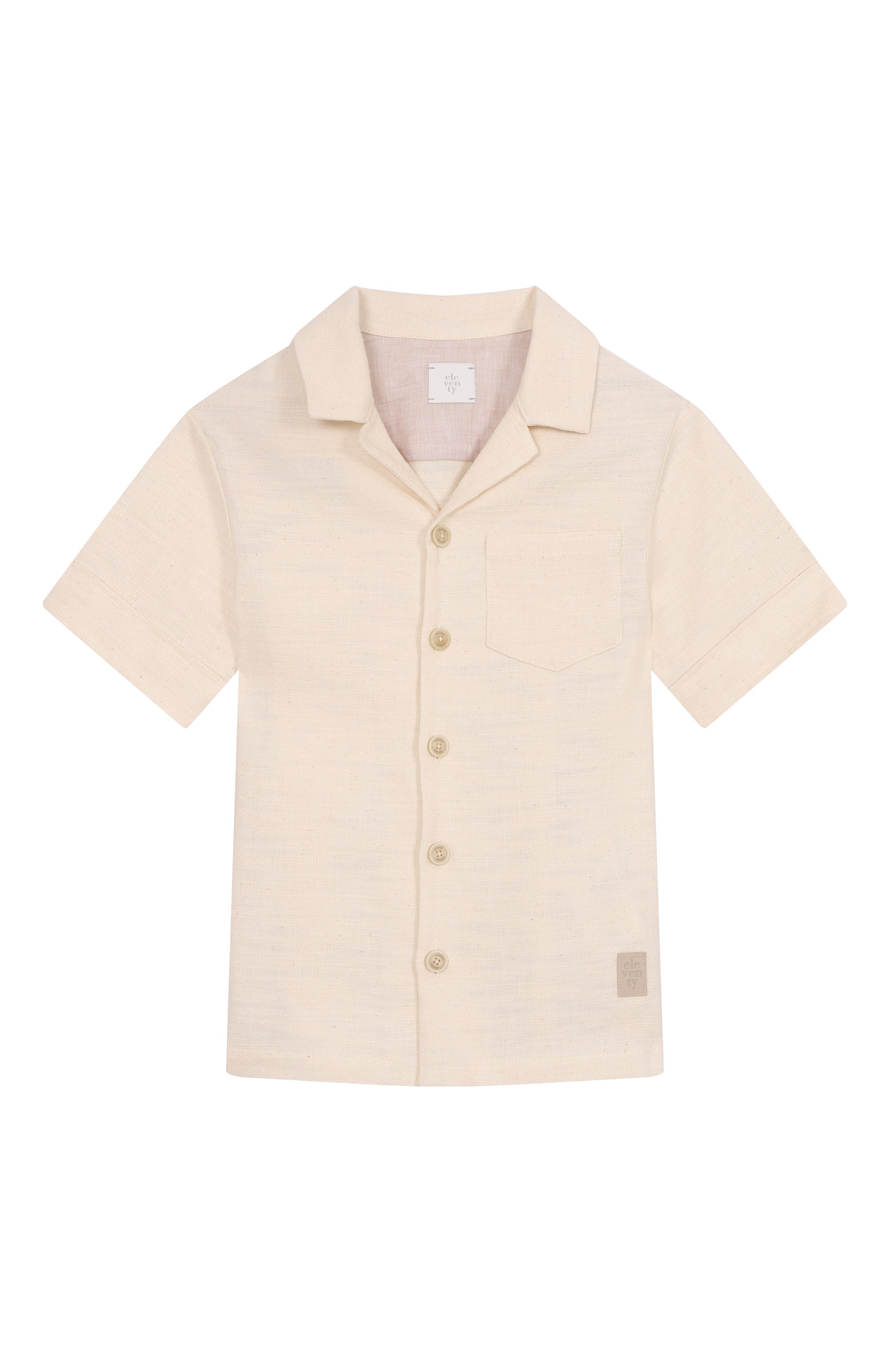 Рубашка из хлопка и льна ELEVENTY, арт. EW5P51/I0266/10-16, фото 1