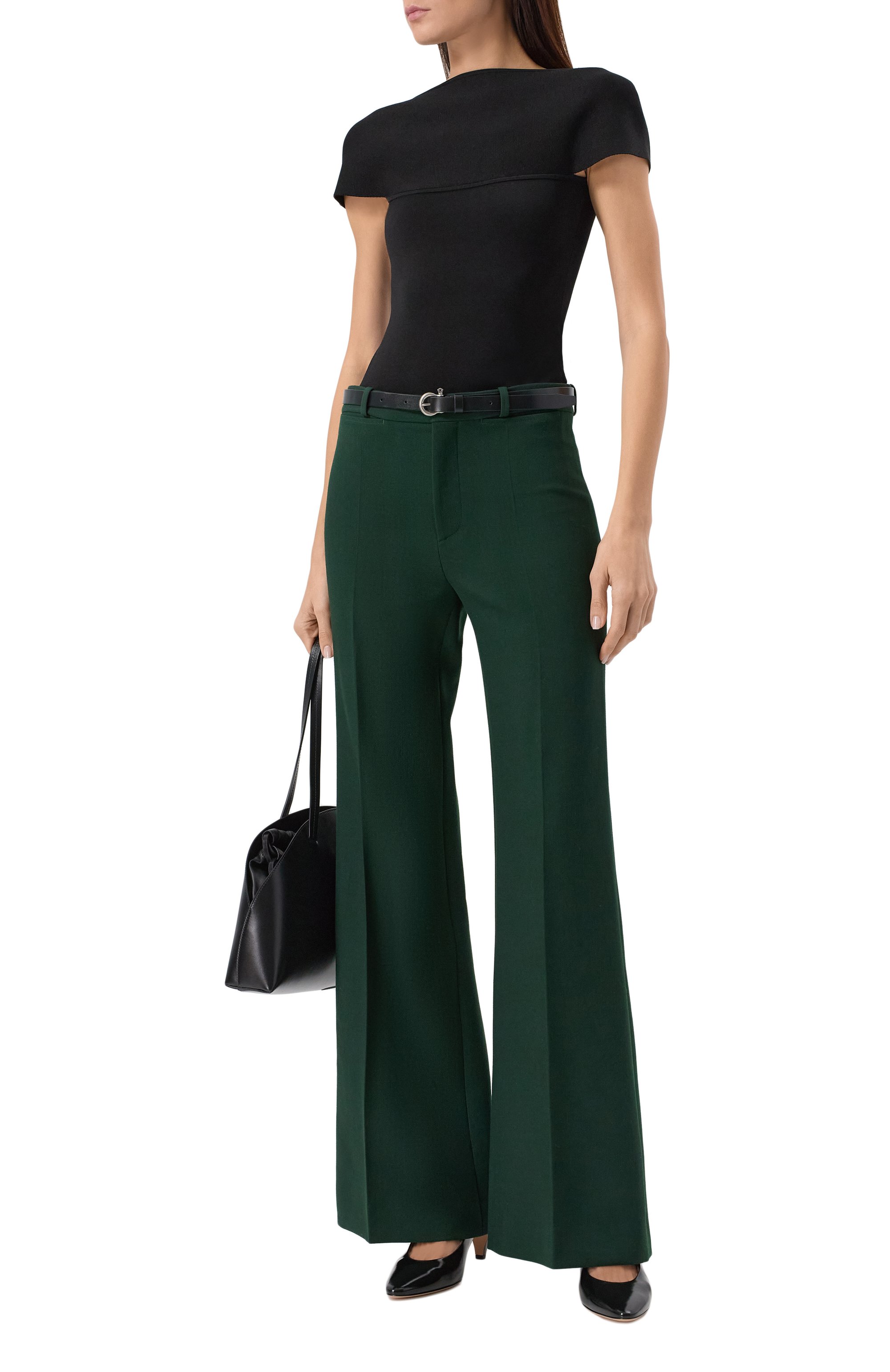 Кожаные туфли plexi 55 GIANVITO ROSSI, арт. G95525.55RIC.NUINER0, фото 2