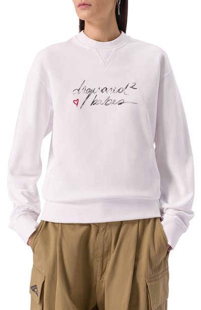 Хлопковый свитшот DSQUARED2, арт. S72GU0488/S25462, фото 3