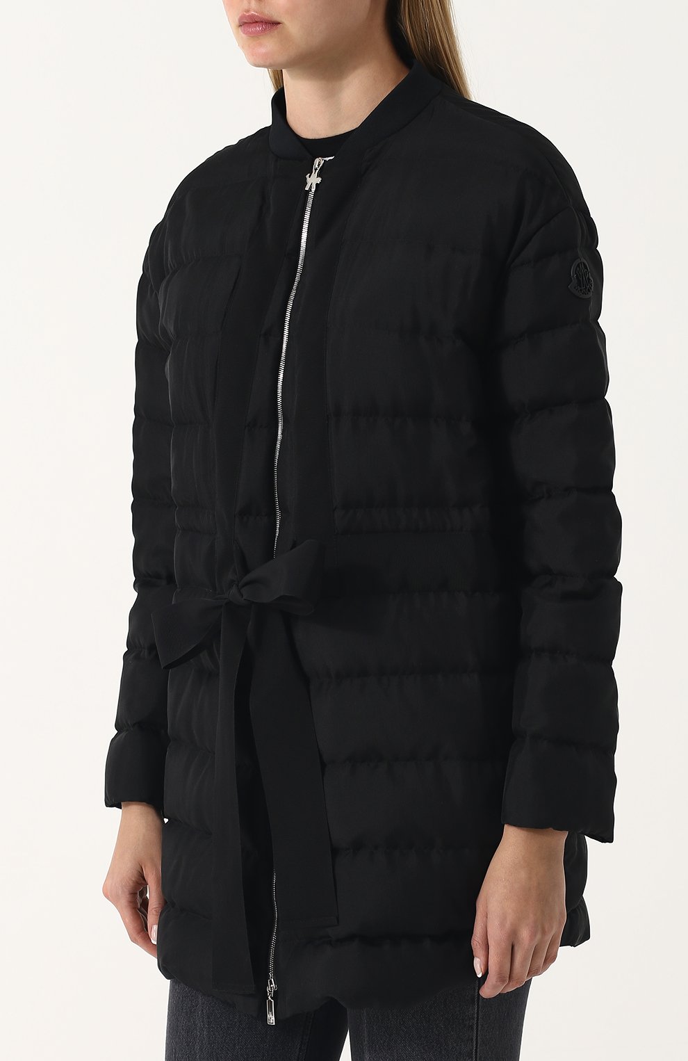 Удлиненный стеганый пуховик на молнии MONCLER, арт. D1-193-49301-85-60167, фото 3