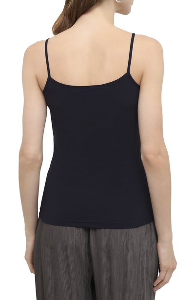 Топ JIL SANDER темно-синего цвета по цене 16850 руб., арт. JSCR705046-WR477108, фото 4 Топ JIL SANDER, арт. JSCR705046-WR477108, фото 4