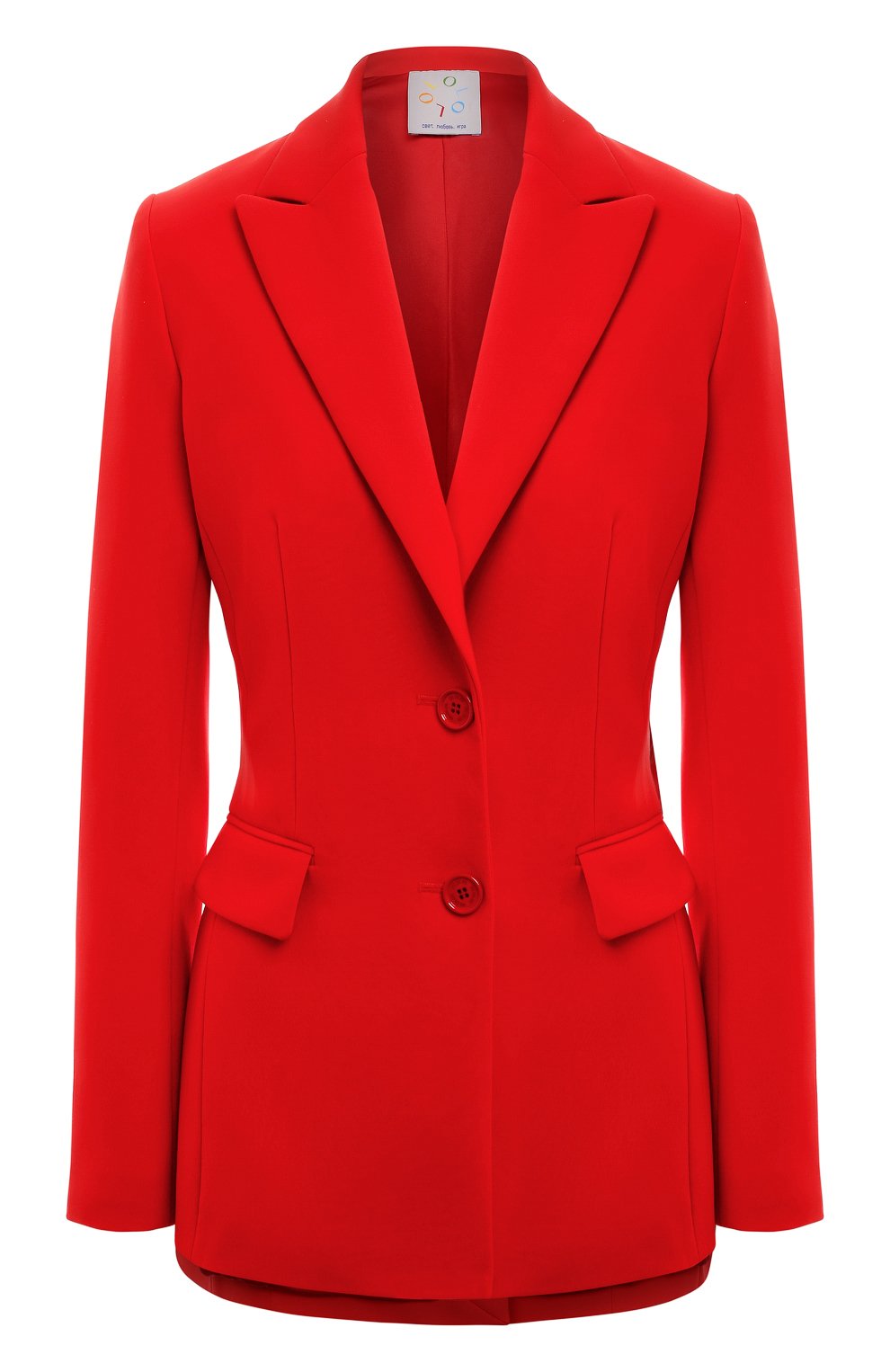 Жакет OLOLOL красного цвета по цене 54000 руб., арт. OLJT018/8955.604/W23, фото 1 Жакет OLOLOL, арт. OLJT018/8955.604/W23, фото 1