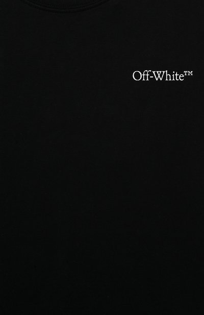Хлопковый лонгслив OFF-WHITE, арт. 0BAB001F23JER001, фото 3