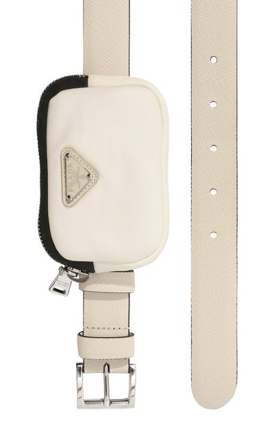 Кожаный ремень PRADA, арт. 1CM237-053-F0CHZ, фото 3