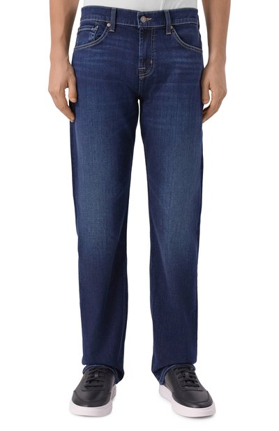 Джинсы standard 7 FOR ALL MANKIND темно-синего цвета по цене 31550 руб., арт. 7TE10B80-1C4, фото 3 Джинсы standard 7 FOR ALL MANKIND, арт. 7TE10B80-1C4, фото 3