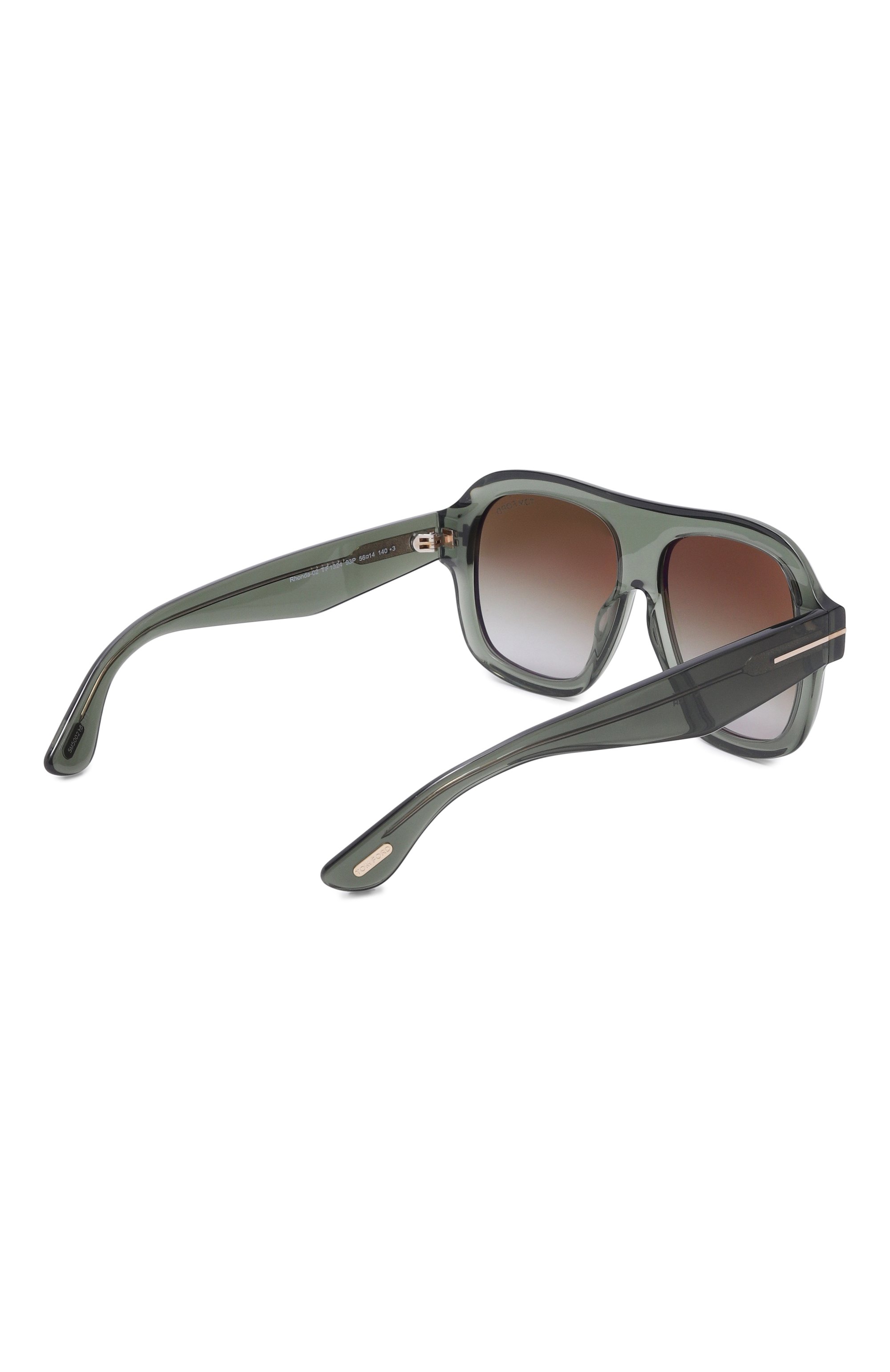 Солнцезащитные очки TOM FORD зеленого цвета по цене 61550 руб., арт. TF1324 93P, фото 3 Солнцезащитные очки TOM FORD, арт. TF1324 93P, фото 3