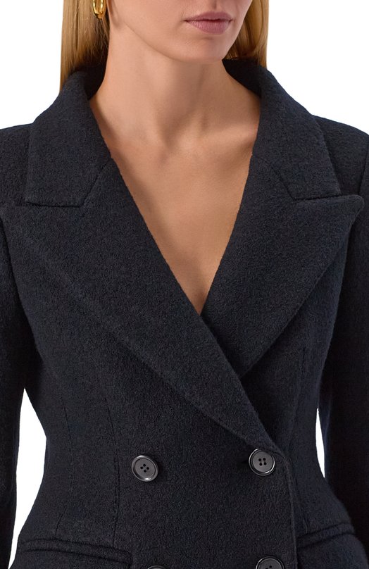 Шерстяное пальто Dolce & Gabbana F0W5KT/HU2AX Чёрный  F0W5KT/HU2AX Фото 5
