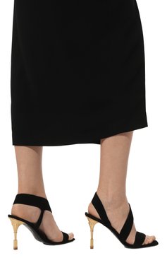 Замшевые босоножки moneta BALMAIN, арт. CN1UH958/LCMK, фото 1