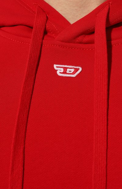 Хлопковое худи DIESEL, арт. A04073/0GEAD, фото 5