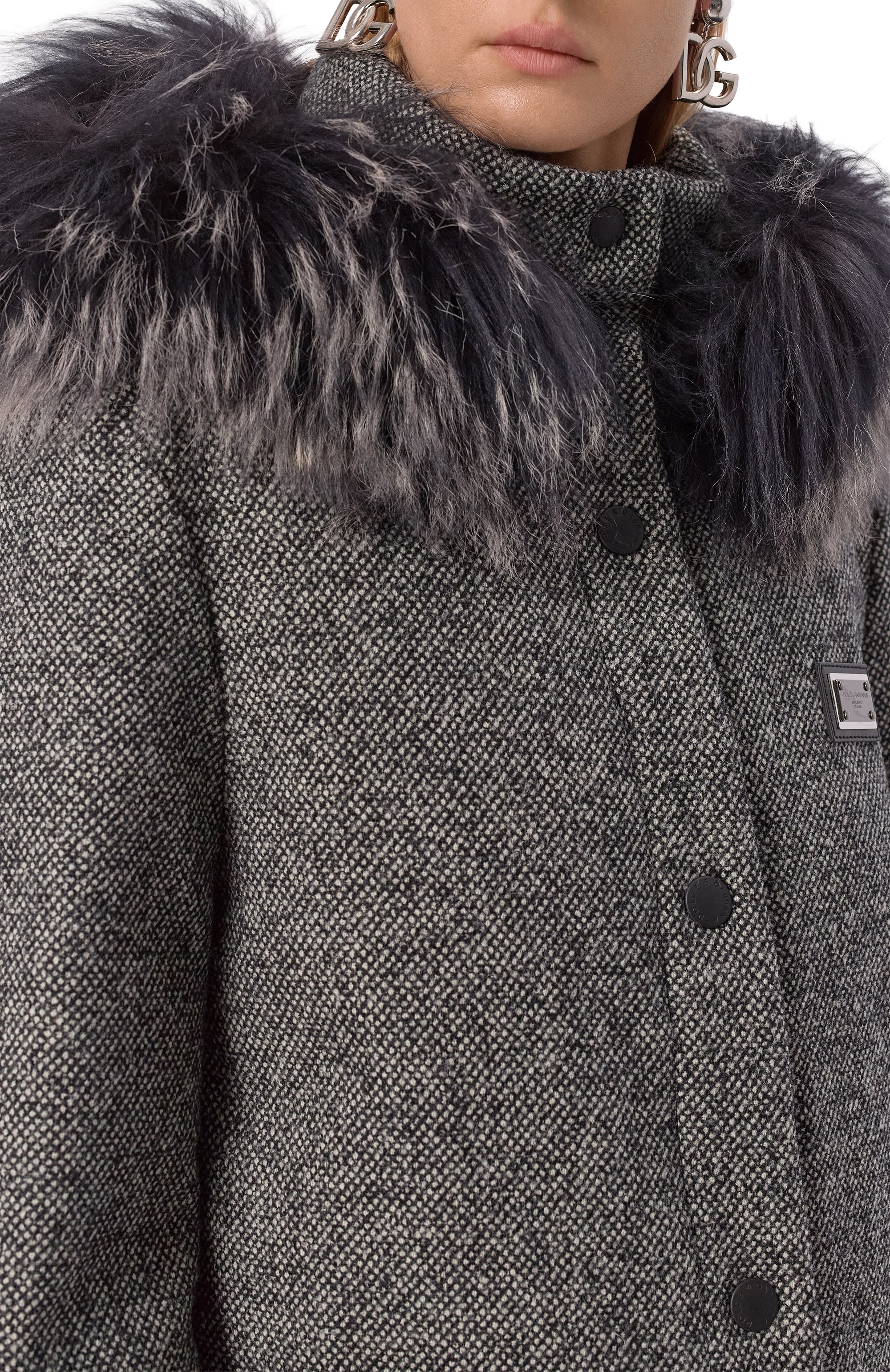 Шерстяной пуховик DOLCE & GABBANA, арт. F9S84T/FMZAU, фото 5