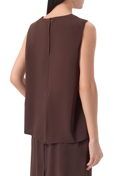 Топ P.A.R.O.S.H. коричневого цвета по цене 34200 руб., арт. D312429/PANTY26, фото 4 Топ P.A.R.O.S.H., арт. D312429/PANTY26, фото 4