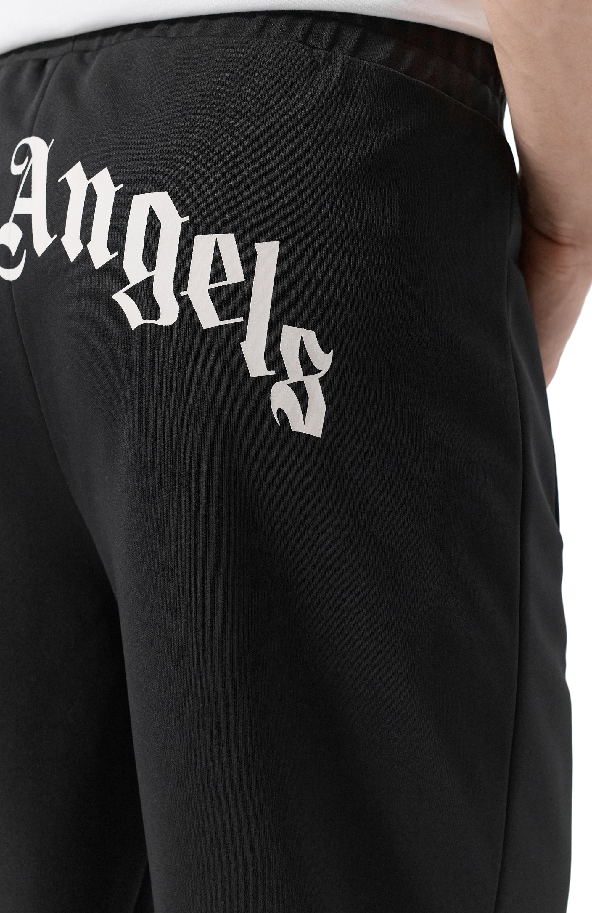 Брюки PALM ANGELS черного цвета по цене 46500 руб., арт. PMCJ048C99FAB001, фото 5 Брюки PALM ANGELS, арт. PMCJ048C99FAB001, фото 5