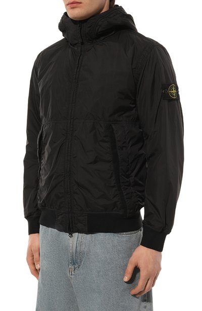 Утепленный бомбер STONE ISLAND черного цвета по цене 111000 руб., арт. 791540823, фото 3 Утепленный бомбер STONE ISLAND, арт. 791540823, фото 3