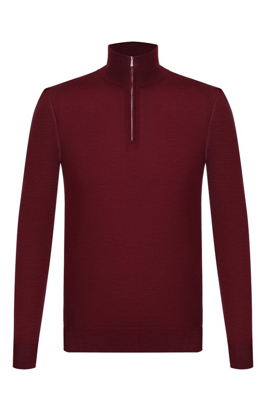 Джемпер из шерсти и шелка Andrea Campagna M5625-5306 Бордовый M5625-5306