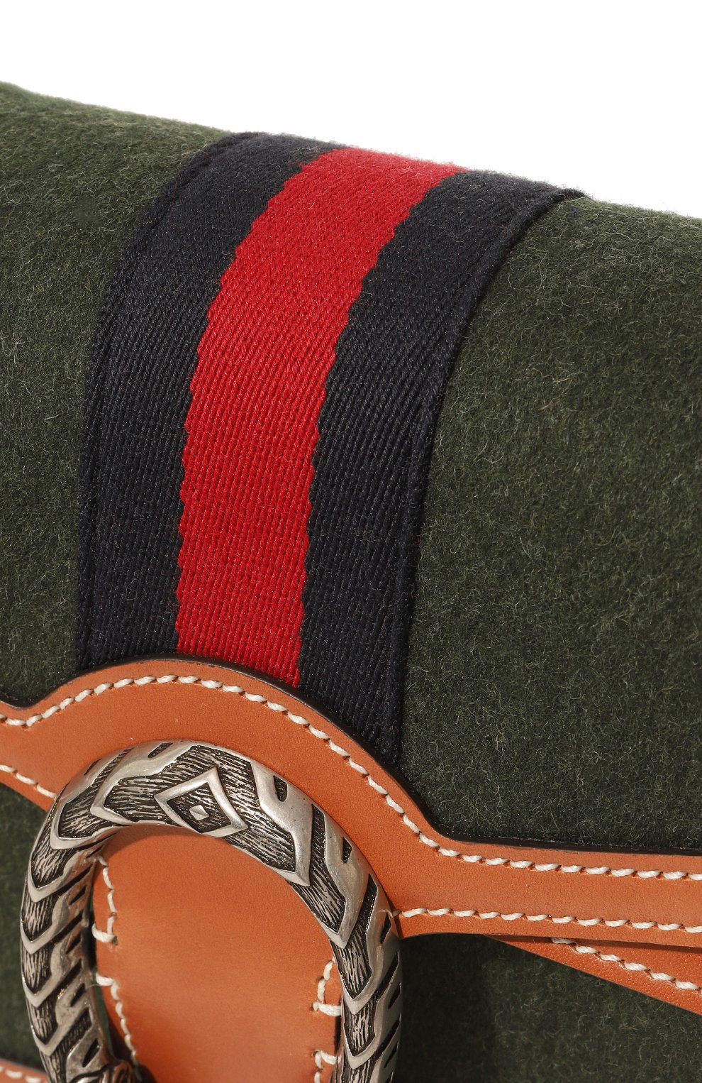 Сумка dionysus small GUCCI темно-зеленого цвета по цене 352800 руб., арт. 400249 HS3KN, фото 3 Сумка dionysus small GUCCI, арт. 400249 HS3KN, фото 3