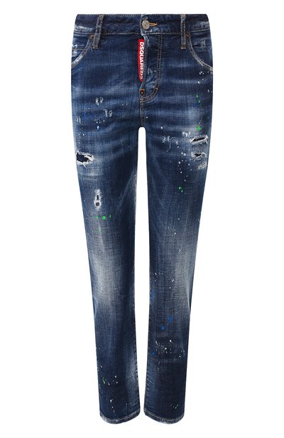 Женские джинсы с потертостями DSQUARED2, арт. S72LB0209/S30342