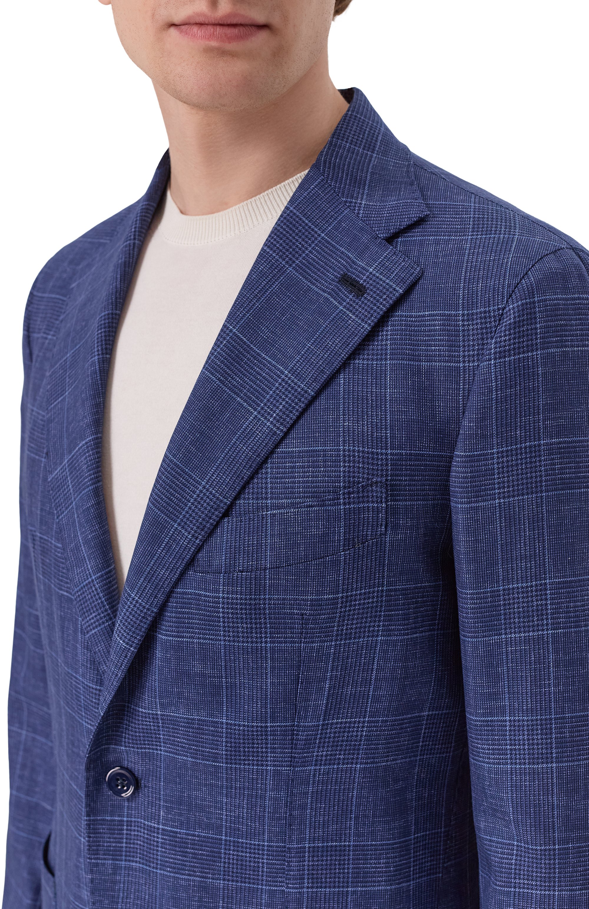 Шерстяной пиджак ANDREA CAMPAGNA, арт. SALINA C0N SPALLINA BASSA/T26141, фото 5