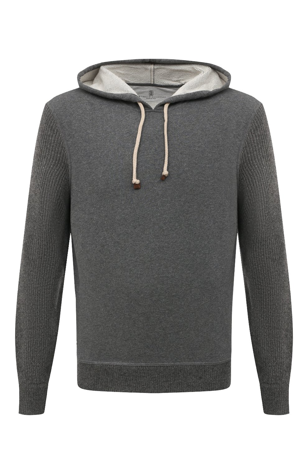Хлопковое худи BRUNELLO CUCINELLI, арт. MTU23B2215, фото 1