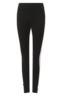 Женские легинсы MOSCHINO черно-белого цвета, арт. A6807/4421 | Фото 1 (Материал сплава: Проставлено; Нос: Не проставлено; Материал внешний: Синтетический материал)