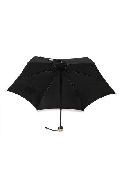 Складной зонт MOSCHINO черного цвета по цене 9655 руб., арт. 8188 SUPERMINI, фото 3 Складной зонт MOSCHINO, арт. 8188 SUPERMINI, фото 3