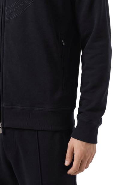 Хлопковая толстовка BRUNELLO CUCINELLI, арт. MM8363130G, фото 5