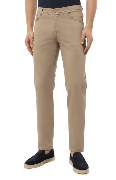 Брюки из хлопка и шелка MARCO PESCAROLO, арт. NERAN0M18/47J01, фото 3