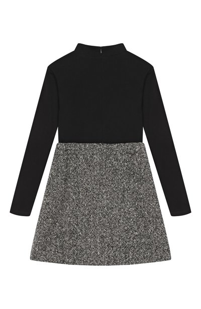 Платье из хлопка и шерсти DOLCE & GABBANA, арт. L5JDBP/G7Q5G_001, фото 2