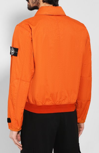 Бомбер STONE ISLAND оранжевого цвета по цене 83250 руб., арт. 711543699, фото 4 Бомбер STONE ISLAND, арт. 711543699, фото 4