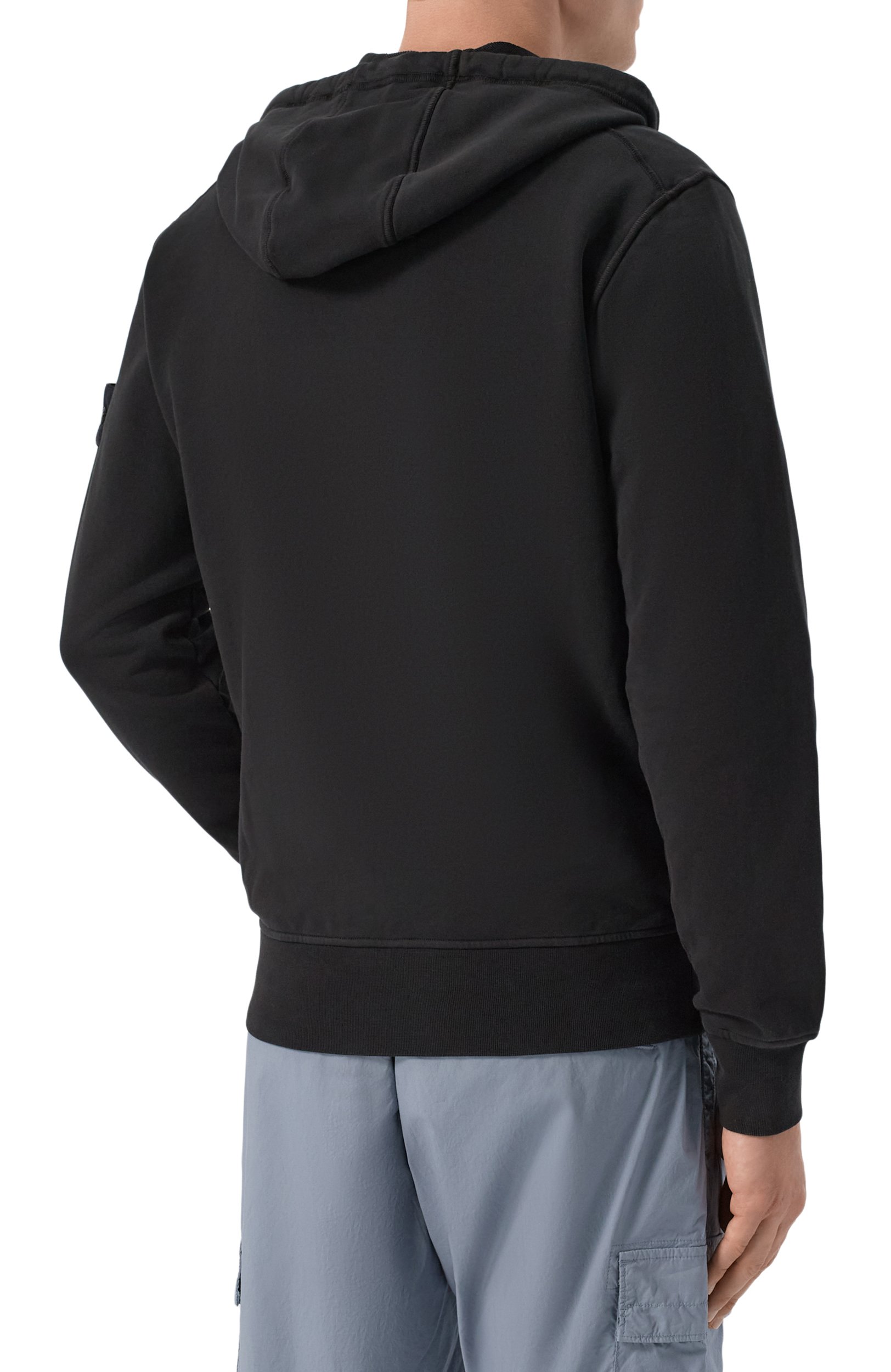 Хлопковая толстовка STONE ISLAND черного цвета по цене 49950 руб., арт. K2S156100061/S0051, фото 4 Хлопковая толстовка STONE ISLAND, арт. K2S156100061/S0051, фото 4
