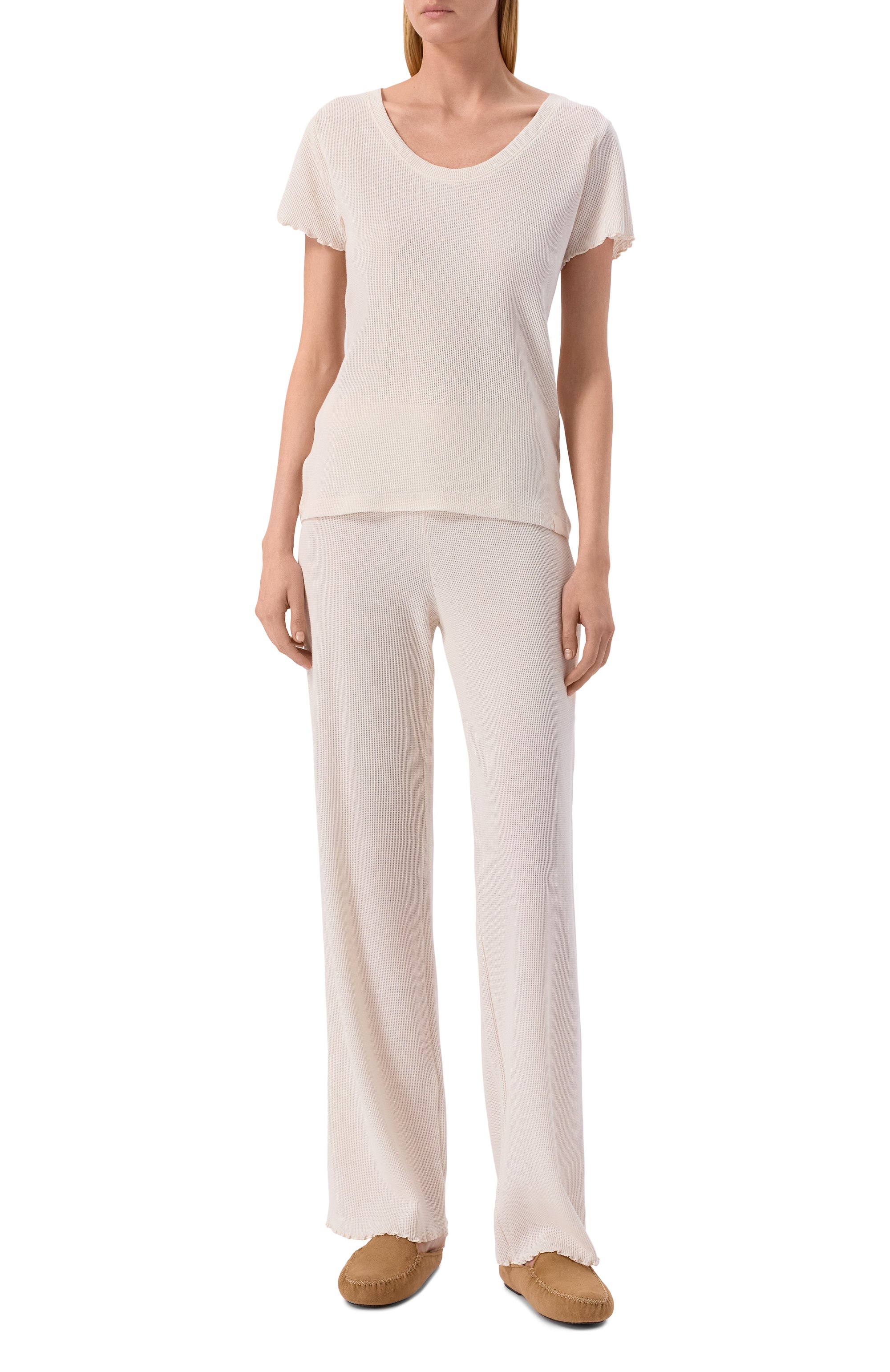 Брюки BOSS кремового цвета по цене 8295 руб., арт. 50557176, фото 2 Брюки BOSS, арт. 50557176, фото 2