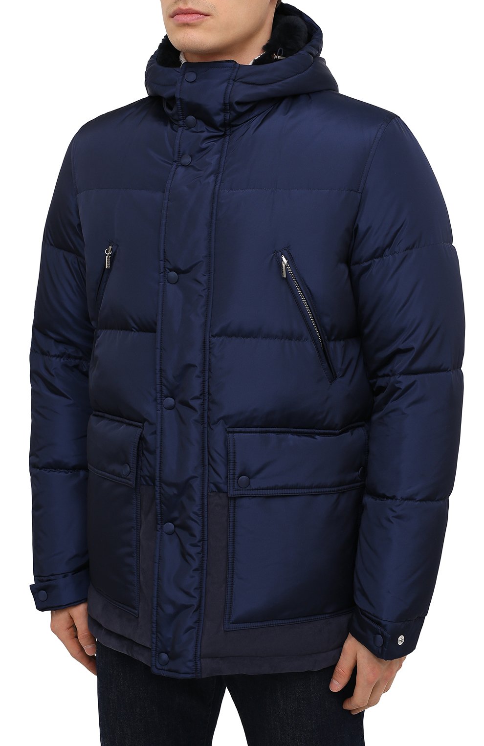 Пуховик с отделкой из овчины ZILLI SPORT, арт. MAU-ZS007-00000/0001, фото 3