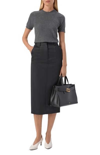 Сумка-тоут angele medium LANCEL черного цвета по цене 96800 руб., арт. A14017, фото 3 Сумка-тоут angele medium LANCEL, арт. A14017, фото 3
