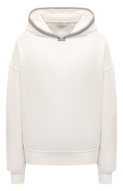 Женский хлопковое худи BRUNELLO CUCINELLI, арт. MN05NHR209