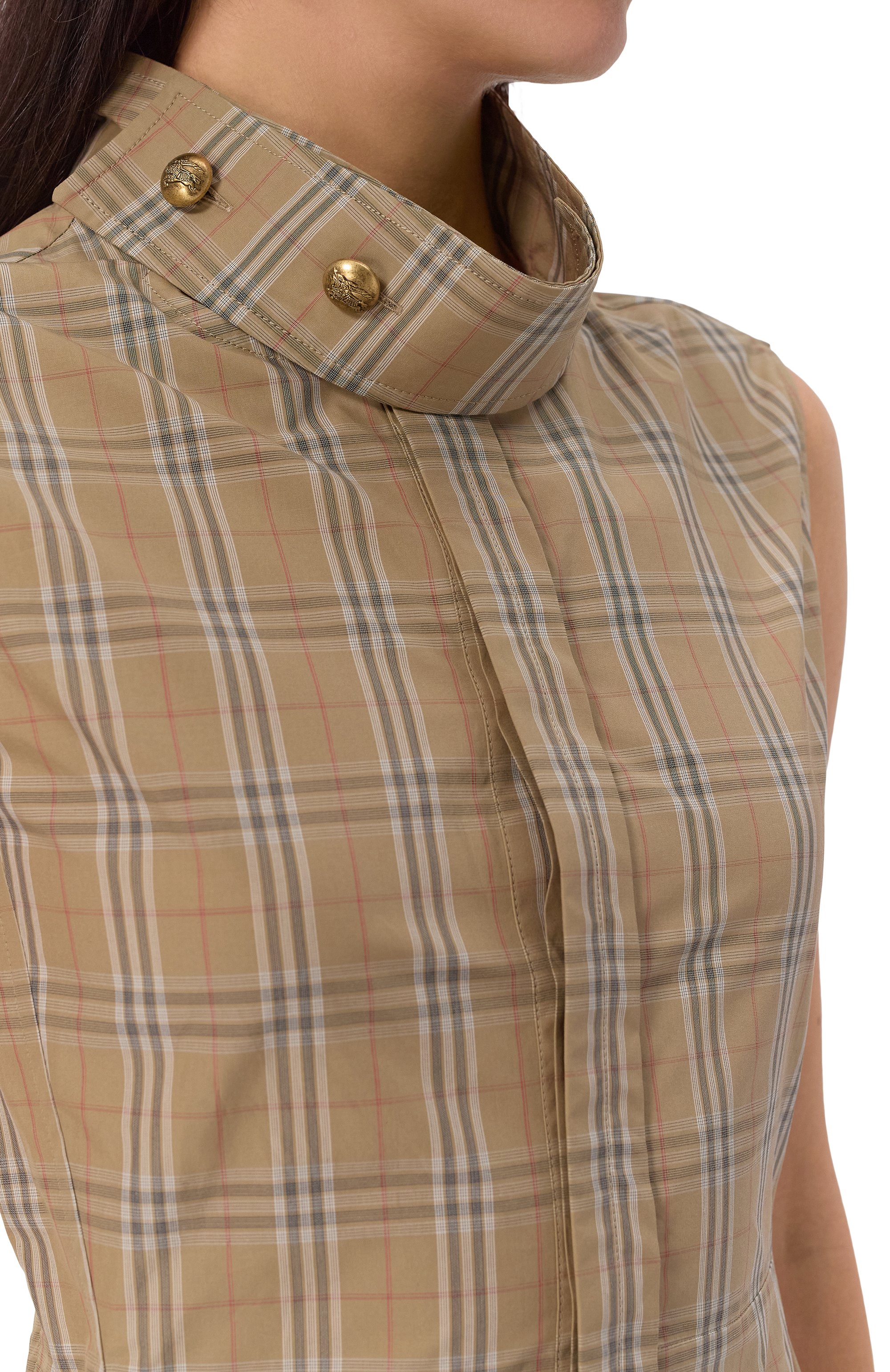 Хлопковое платье BURBERRY бежевого цвета по цене 137000 руб., арт. 8106169, фото 5 Хлопковое платье BURBERRY, арт. 8106169, фото 5