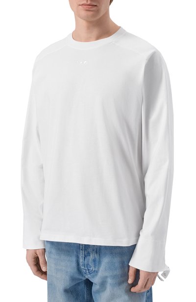 Хлопковый лонгслив DIESEL, арт. A22982/0DECG, фото 3