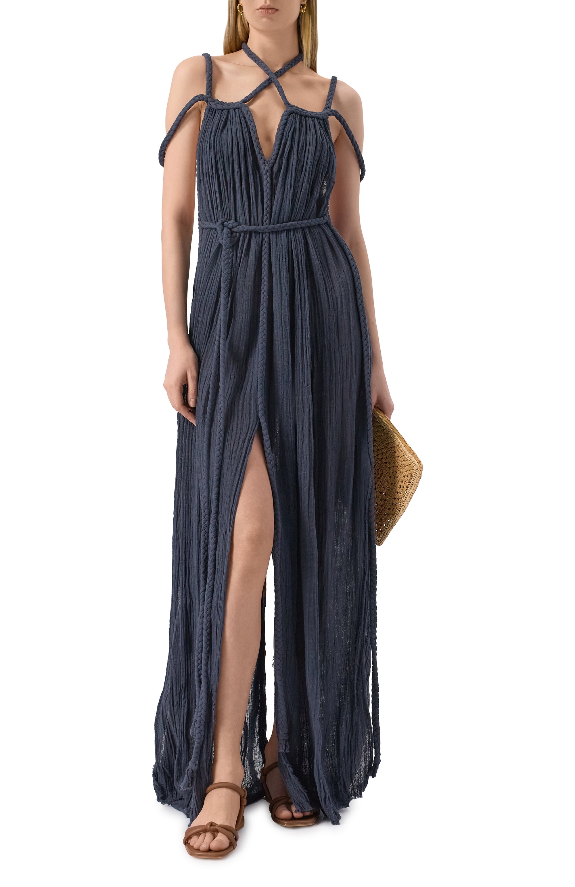 Хлопковое платье KASIA KULENTY, арт. APHR0DITE G0WN, фото 2