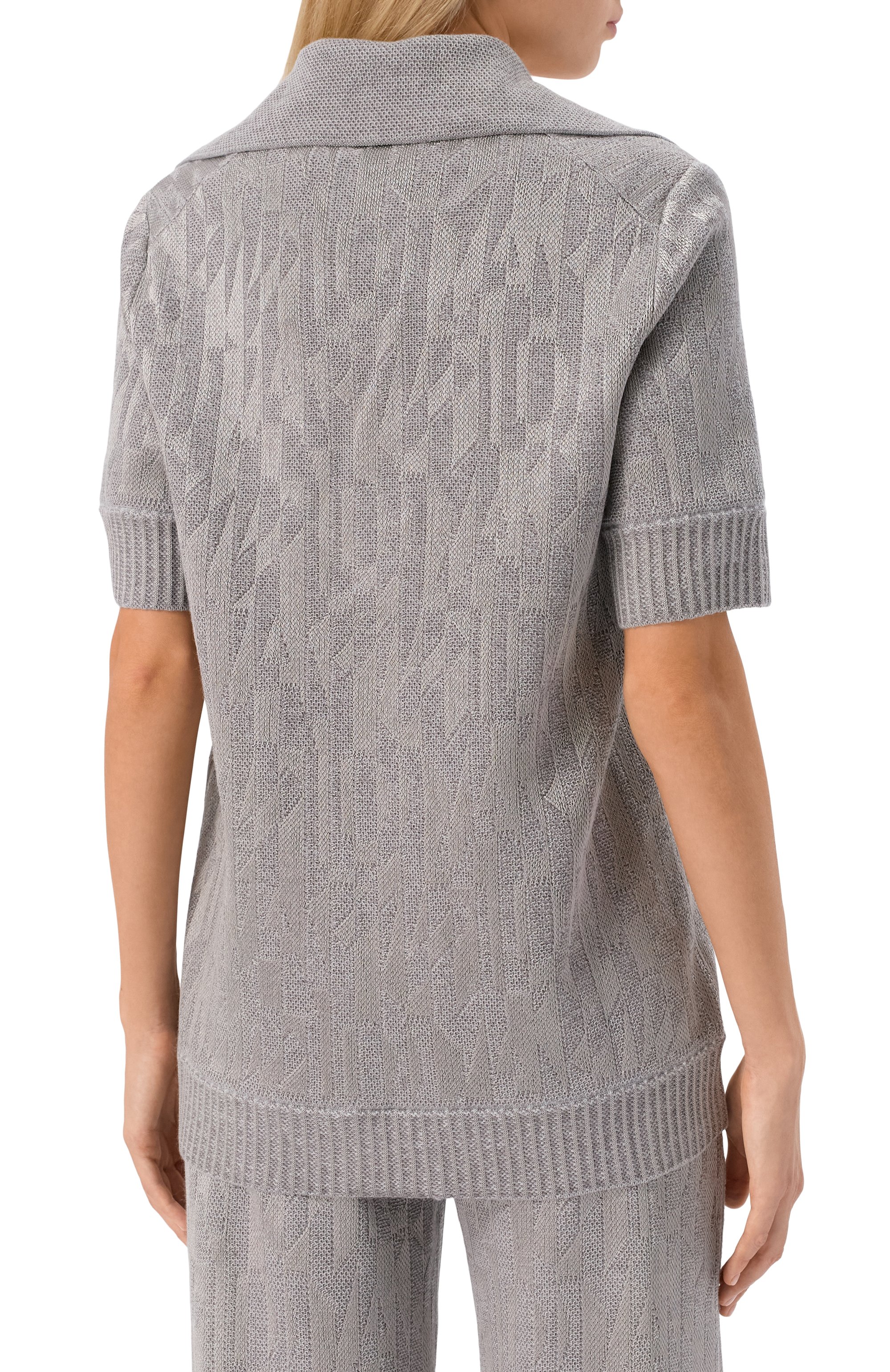 Поло из шерсти и вискозы AND THE BRAND, арт. W26-PL011-1202-901, фото 4