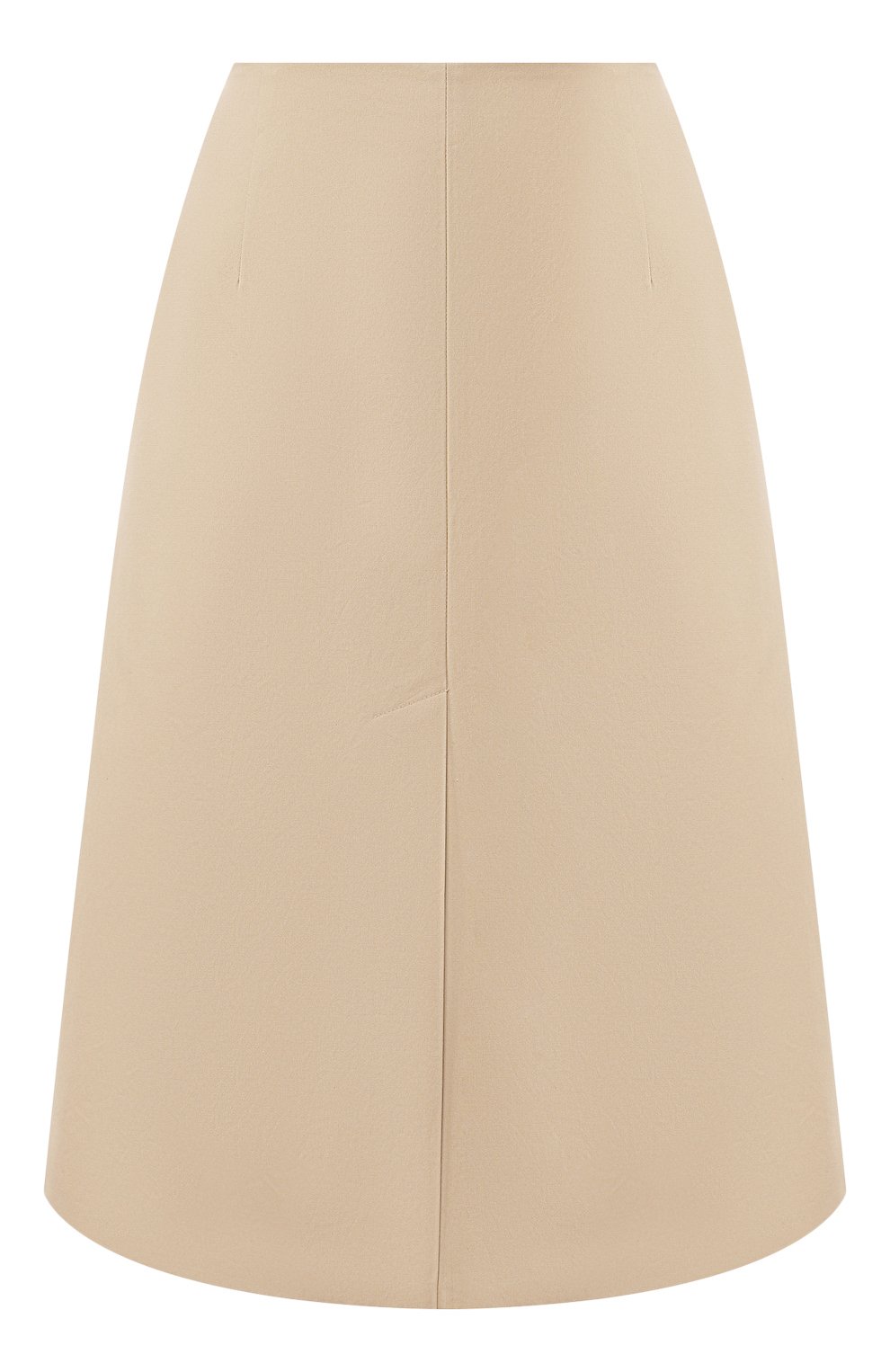 Хлопковая юбка MAISON MARGIELA бежевого цвета по цене 54650 руб., арт. S29MA0480/S52585, фото 1 Хлопковая юбка MAISON MARGIELA, арт. S29MA0480/S52585, фото 1