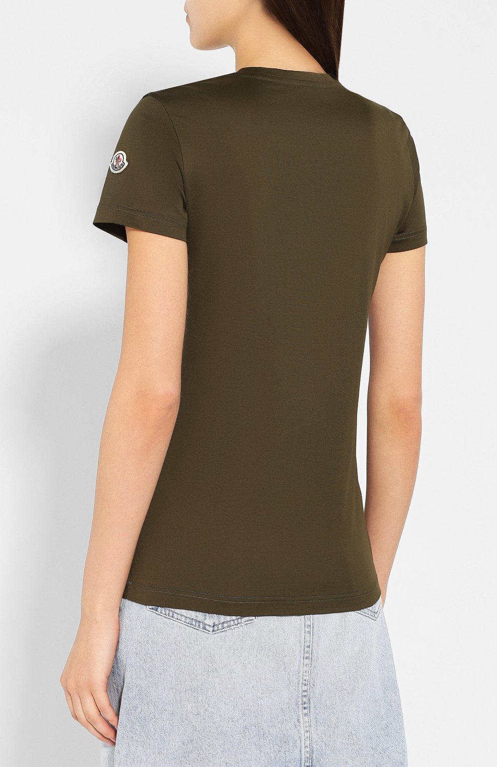 Хлопковая футболка MONCLER, арт. E1-093-80862-00-8390X, фото 4