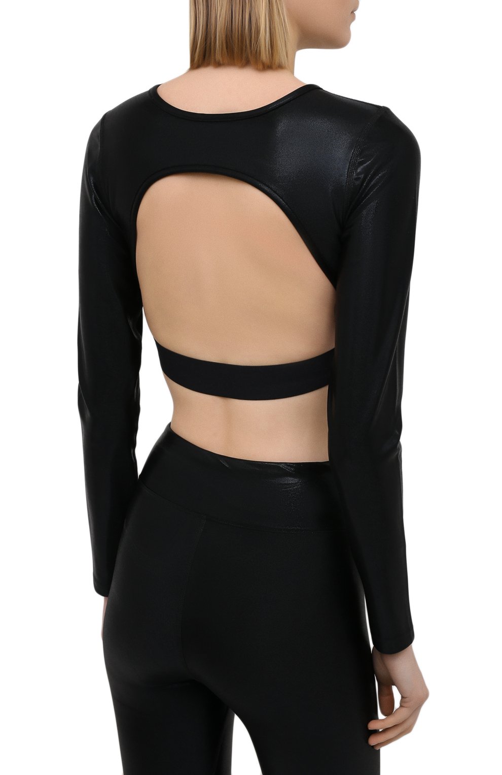 Топ HEROINE SPORT черного цвета по цене 9950 руб., арт. HS-2-110/H0LIDAY 20, фото 4 Топ HEROINE SPORT, арт. HS-2-110/H0LIDAY 20, фото 4