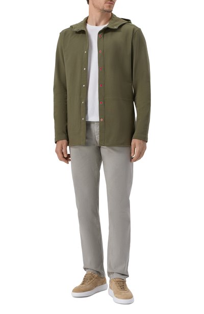 Мужская хлопковая рубашка KITON, арт. UMCPETEH0805284