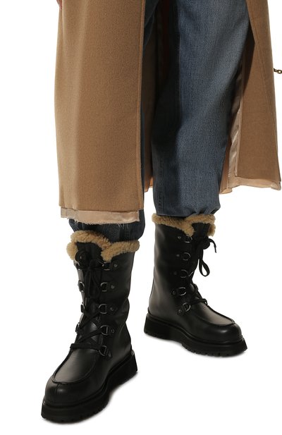 Кожаные сапоги MIU MIU, арт. 5U390D-3LEN-F0002-040, фото 3