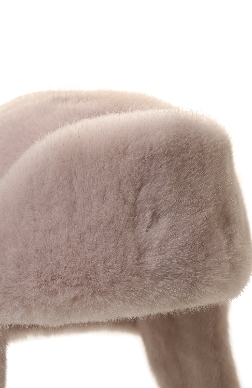 Меховая шапка-ушанка френки из норки FURLAND бежевого цвета по цене 109500 руб., арт. 0217500110303600000, фото 3 Меховая шапка-ушанка френки из норки FURLAND, арт. 0217500110303600000, фото 3