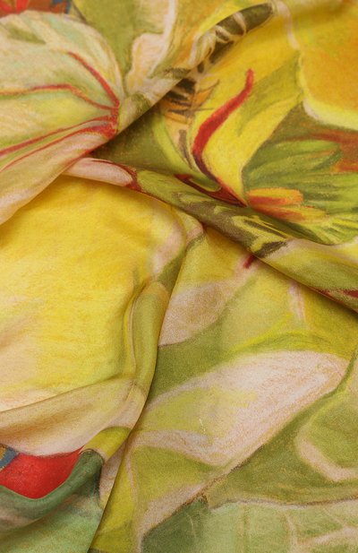 Шелковый платок настурция GOURJI, арт. T21NS7R, фото 4